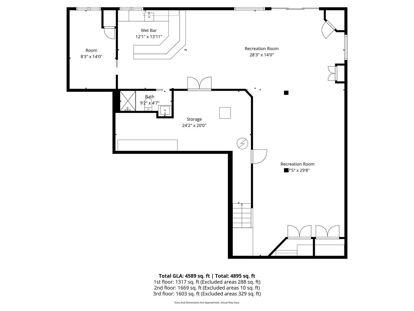 11019 Shenandoah Drive, Orland Park, IL 60467 Basement