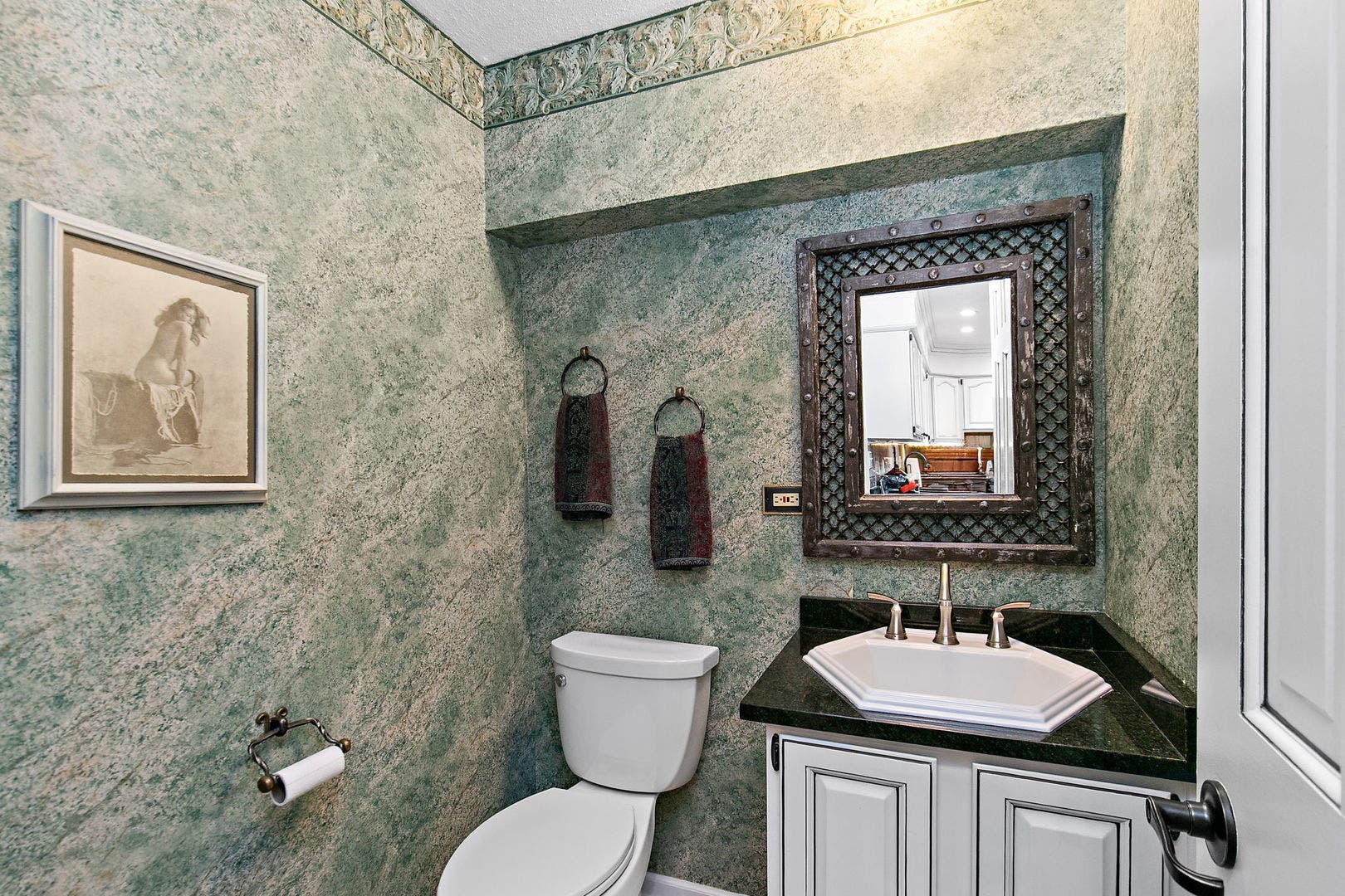 12N185 Muirhead Road, Elgin, IL 60123 Powder Room Located off of the Kitchen