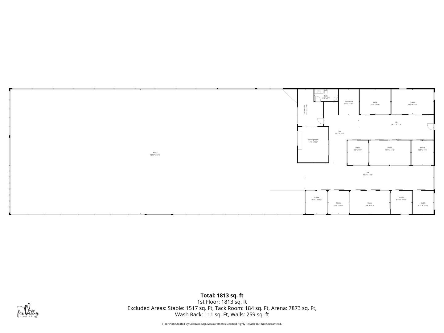 12N185 Muirhead Road, Elgin, IL 60123 Barn Floor Plan