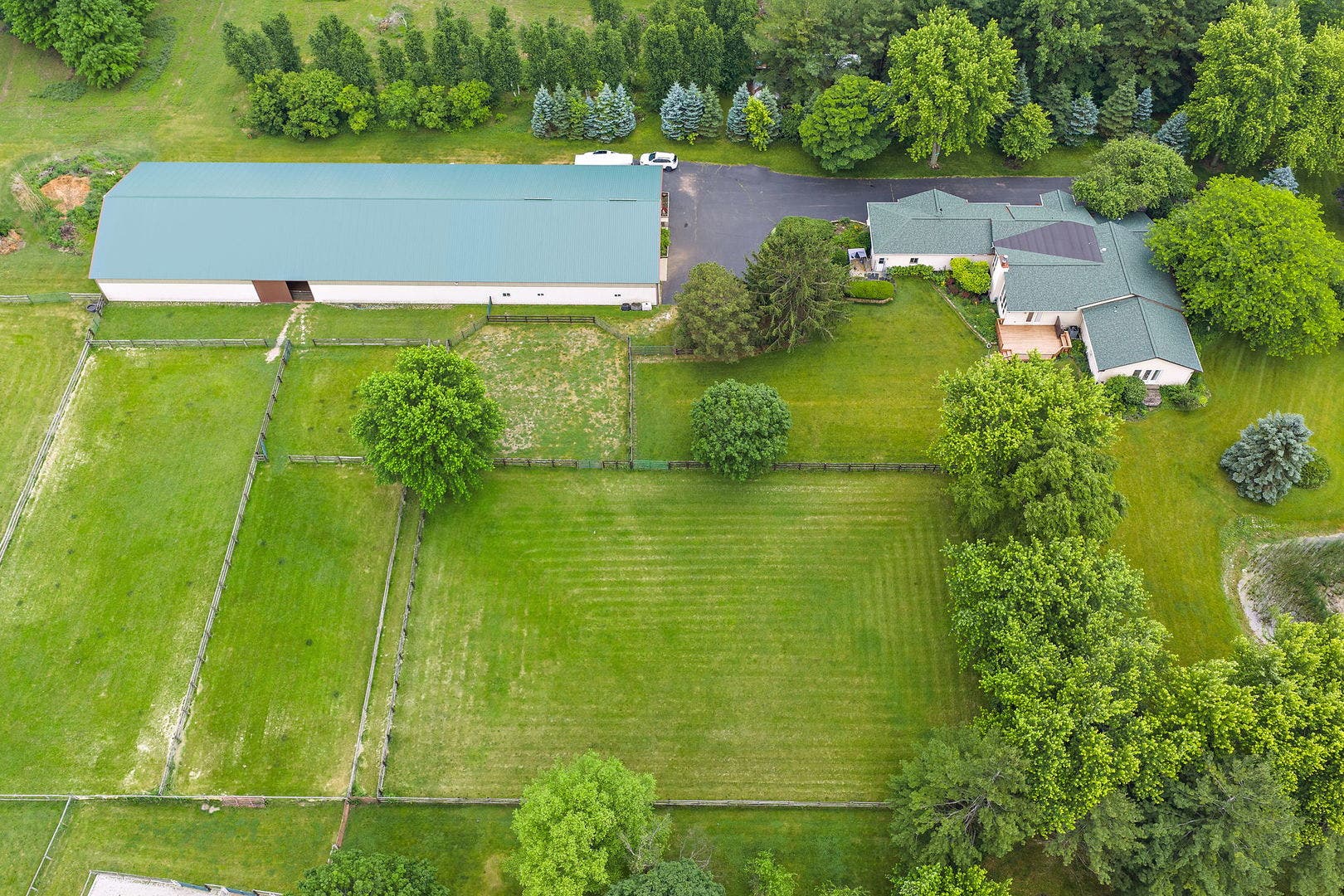 12N185 Muirhead Road, Elgin, IL 60123 Side Arial of the Property