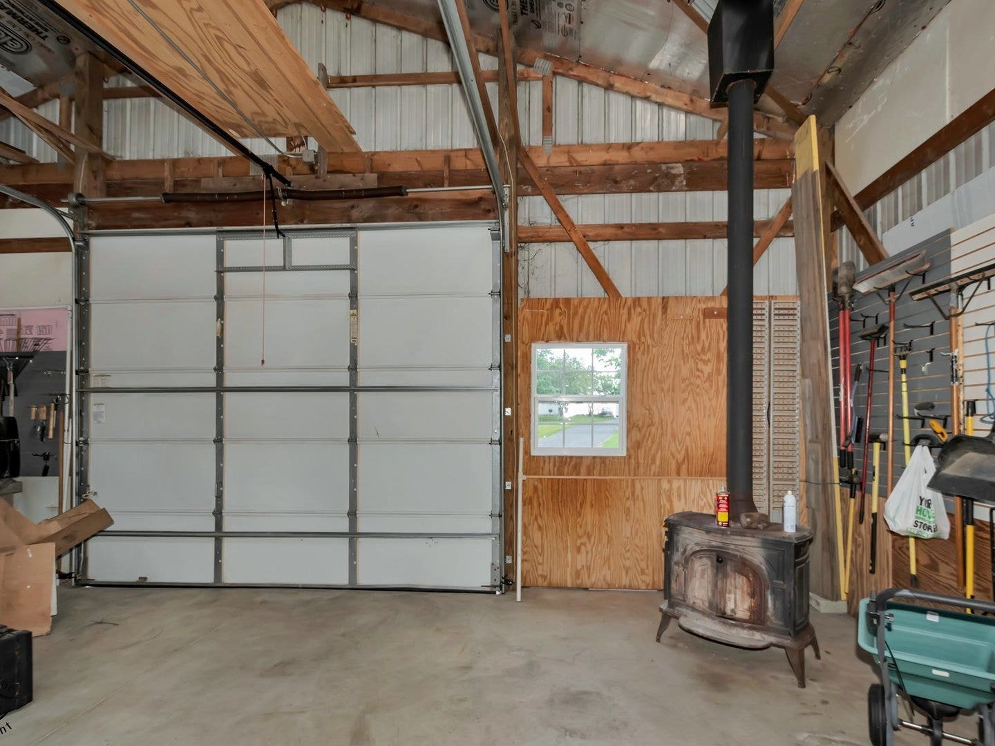 Inside of Pole Barn