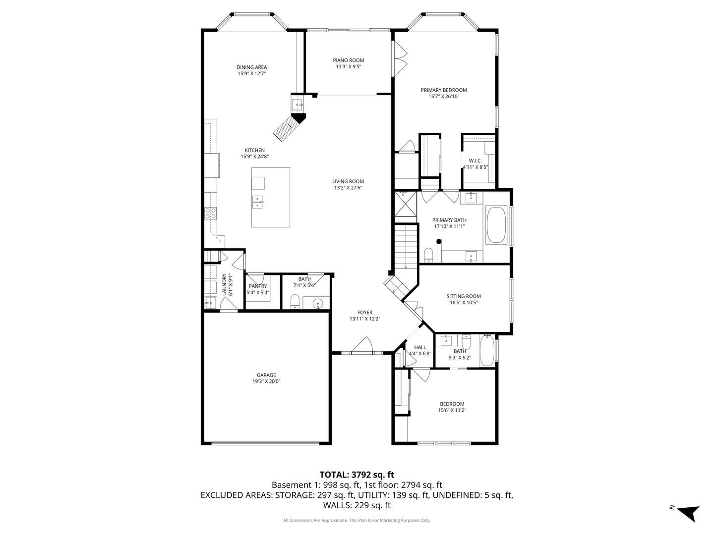 8711 Berkley Court, Orland Park, IL 60462 Floor Plan