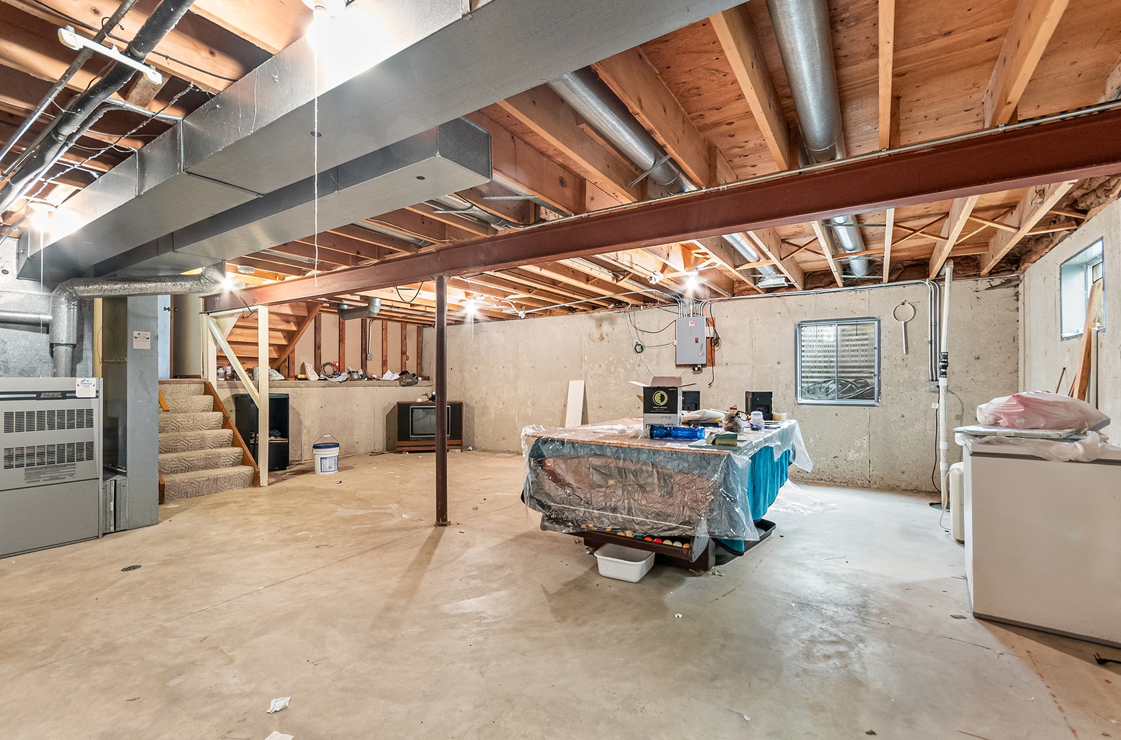 891 Young Street, Lemont, IL 60439 Unfinished sub basement