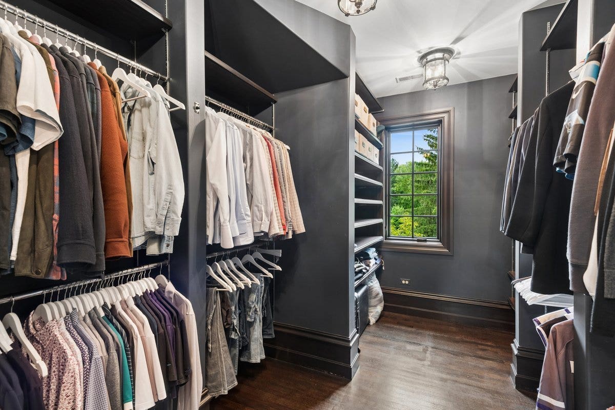 86 Prospect Avenue, Highland Park, IL 60035 One of two custom walk-in closets in Primary Suite