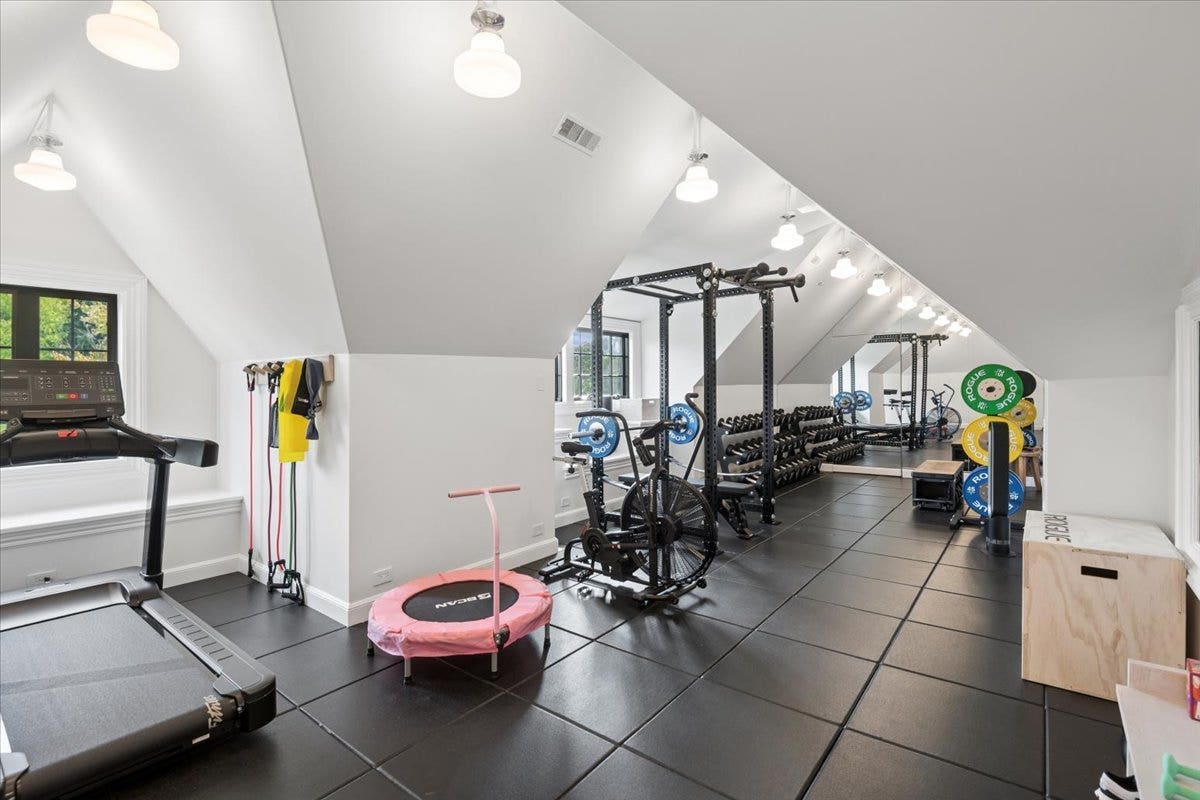 86 Prospect Avenue, Highland Park, IL 60035 Custom Professional Gym.