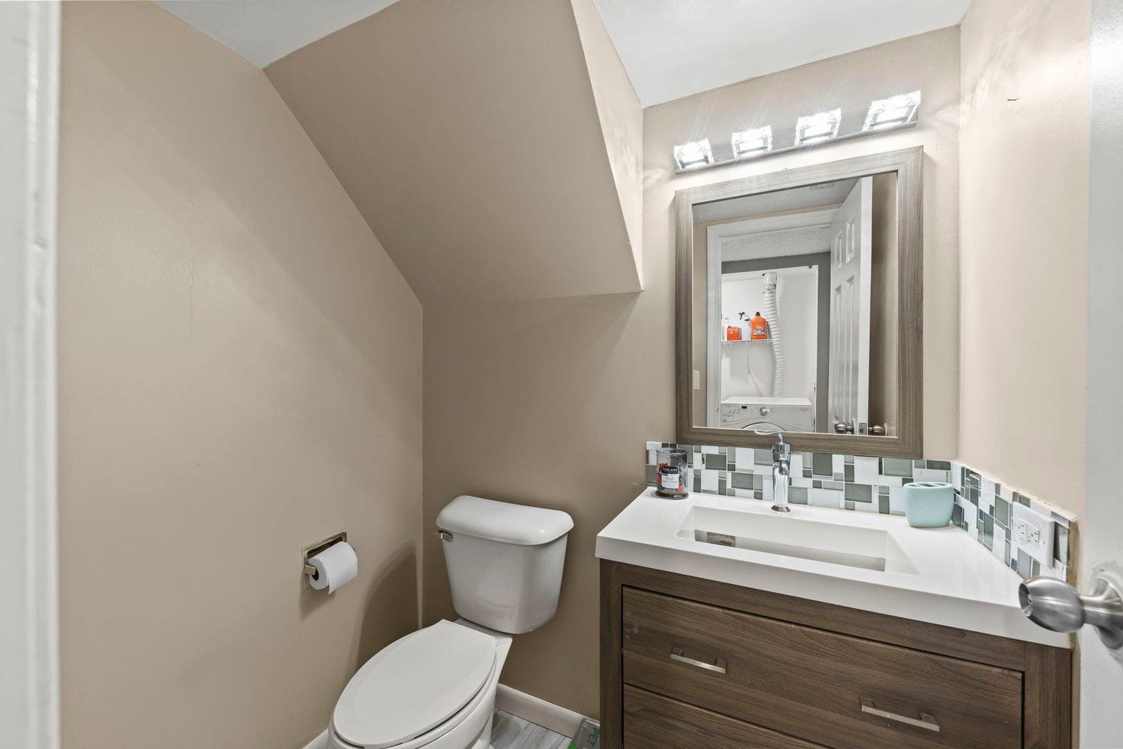 Main level half bath