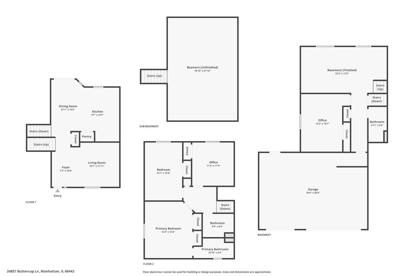 24857 Buttercup Lane, Manhattan, IL 60442 24857 Buttercup Lane, Manhattan, IL 60442