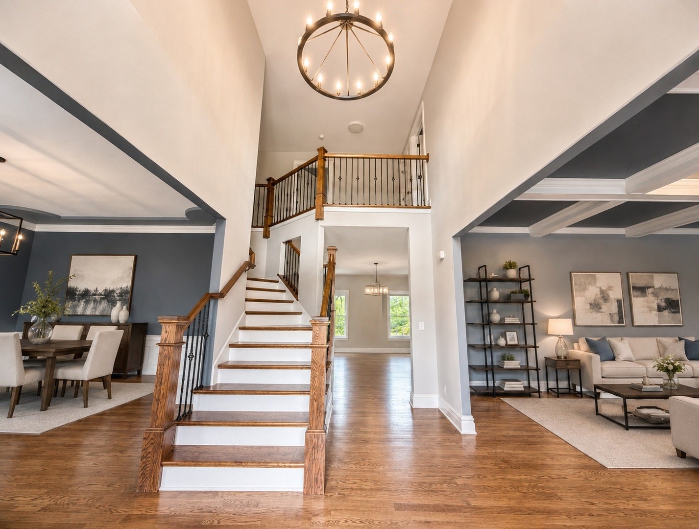 13070 Waterford Drive, Lemont, IL 60439 Grand two-story foyer with soaring ceilings, hardw