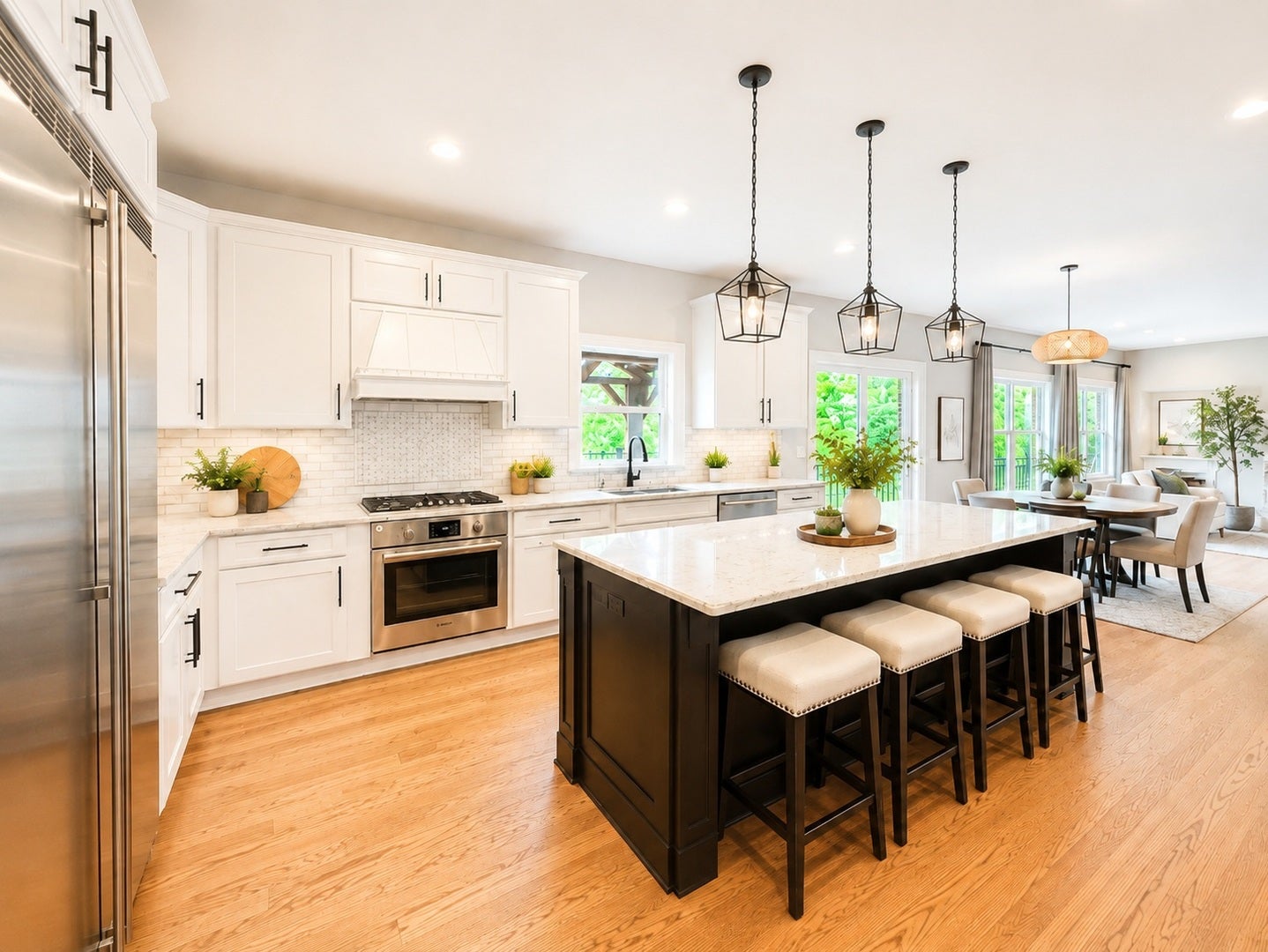 13070 Waterford Drive, Lemont, IL 60439 Chef-inspired kitchen with stainless steel applian
