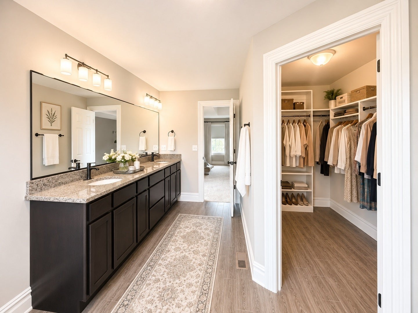 13070 Waterford Drive, Lemont, IL 60439 Alternate view of the primary bathroom featuring d