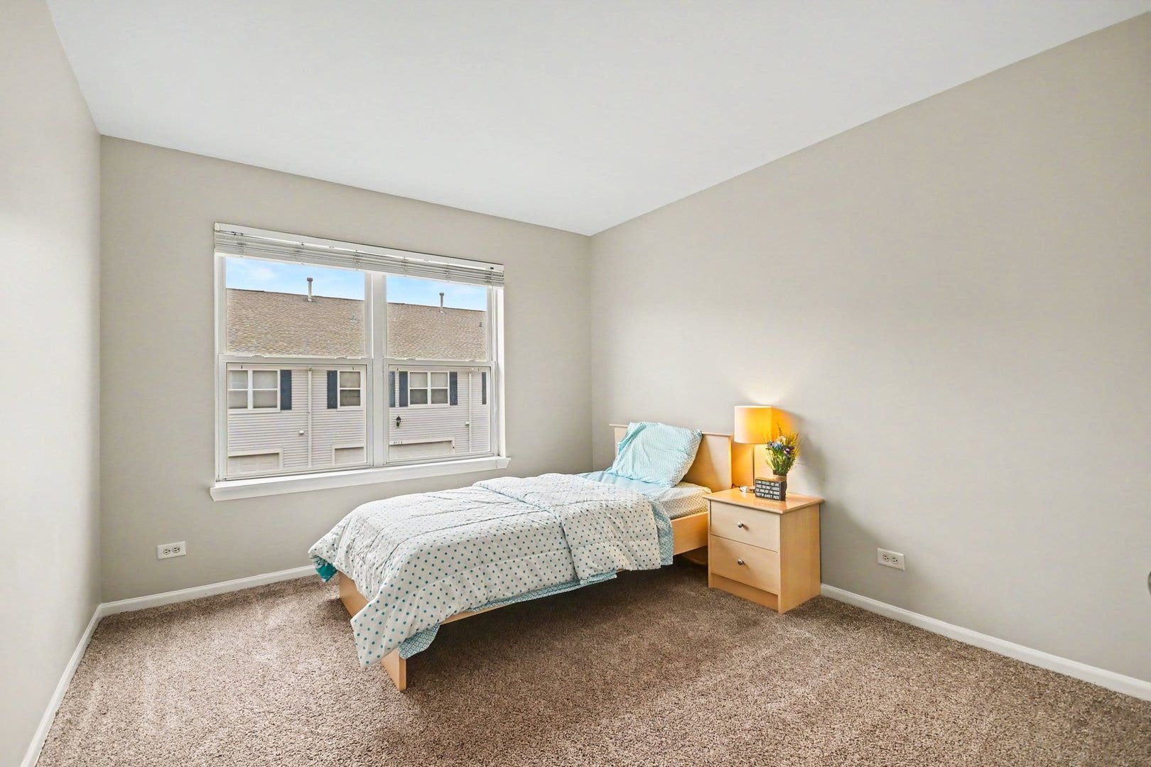 Spacious 3rd bedroom with a large closet. This roo