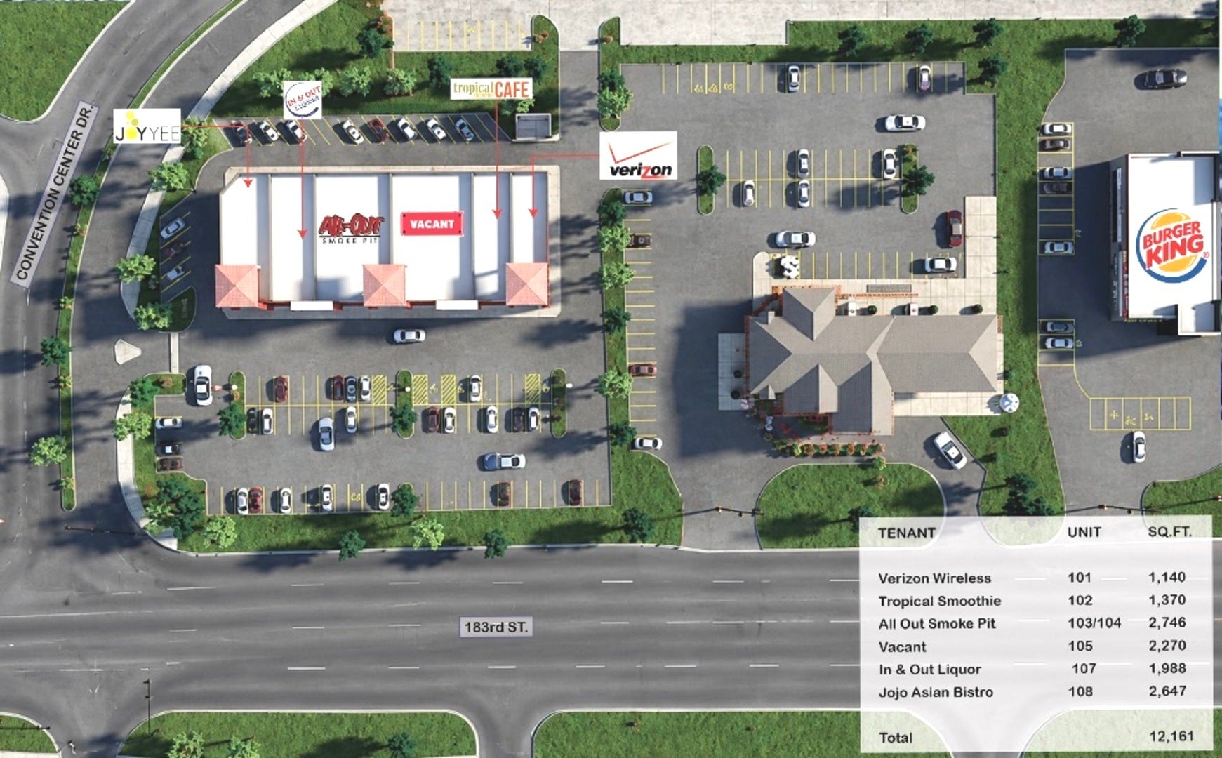 7101 183rd Street W, Tinley Park, IL 60477 Site Plan
