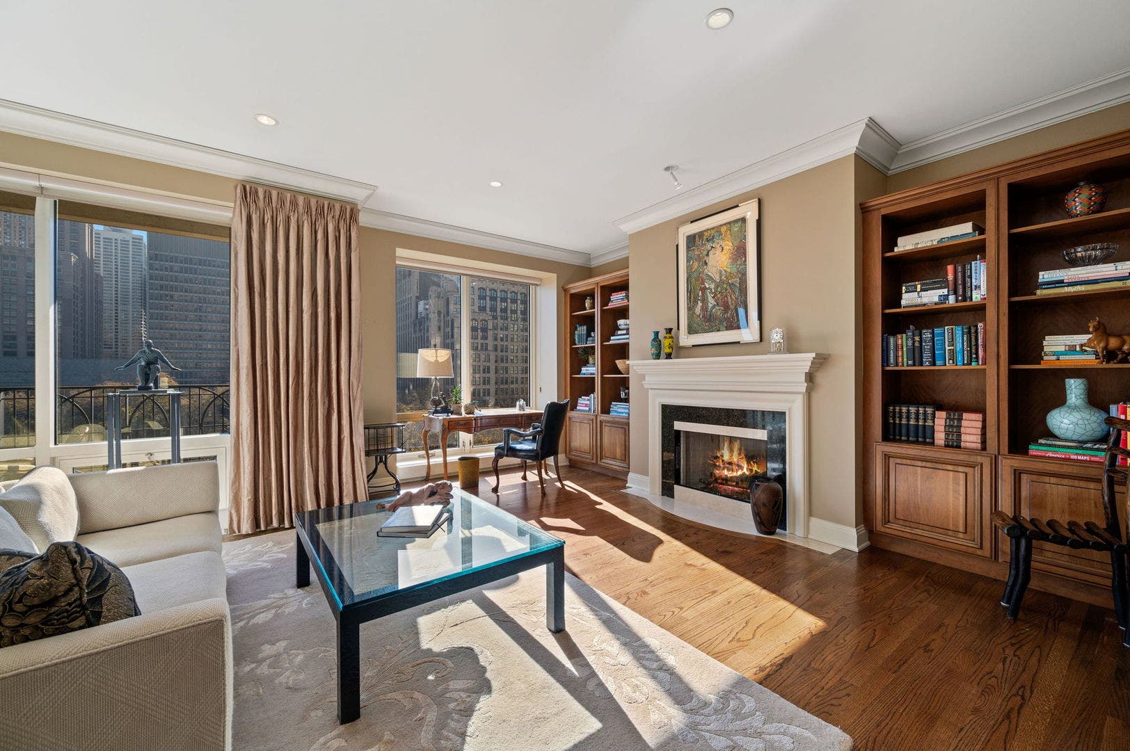 840 N LAKE SHORE Drive, #603, Chicago, IL 60611 Living Room
