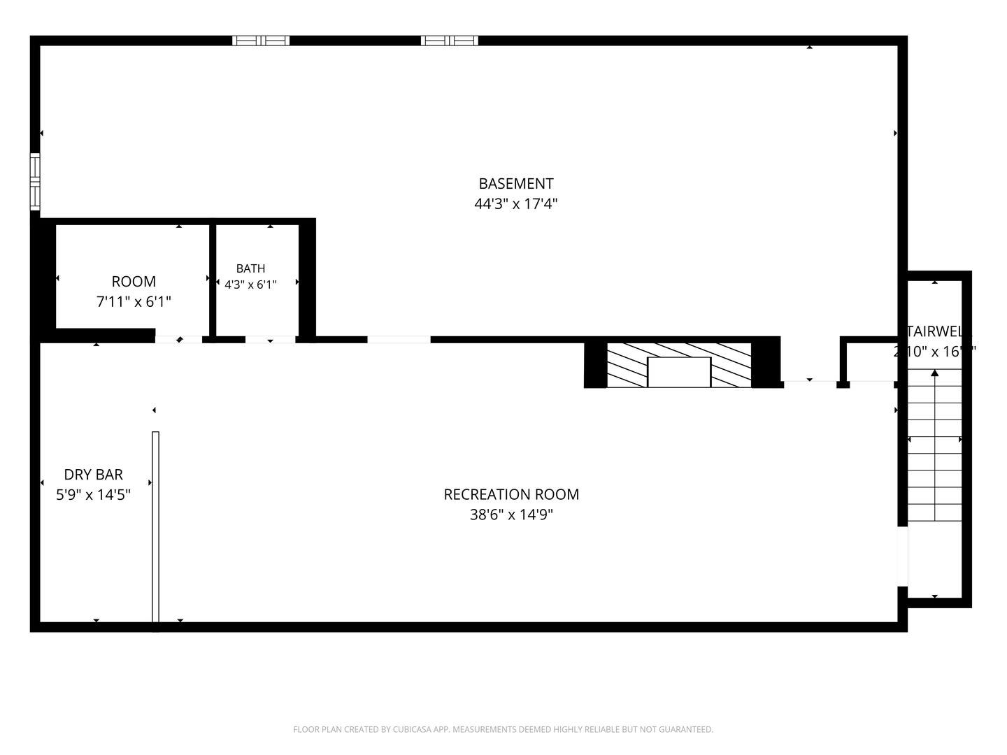 Basement floor plan