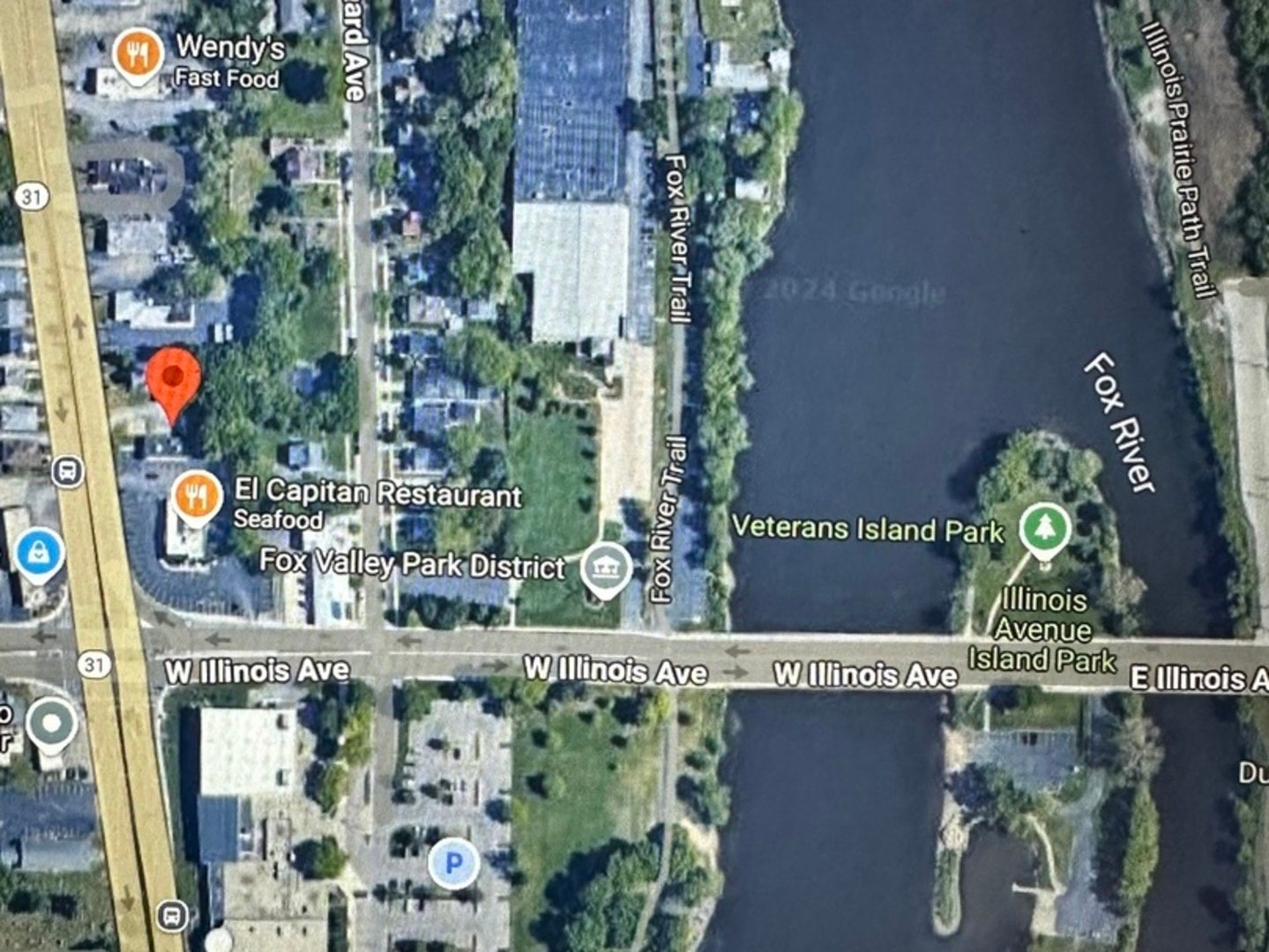 727 N. Lake St N Lake Street N, Aurora, IL 60507 ONE block off the Fox River BIKE paths Walking Pa