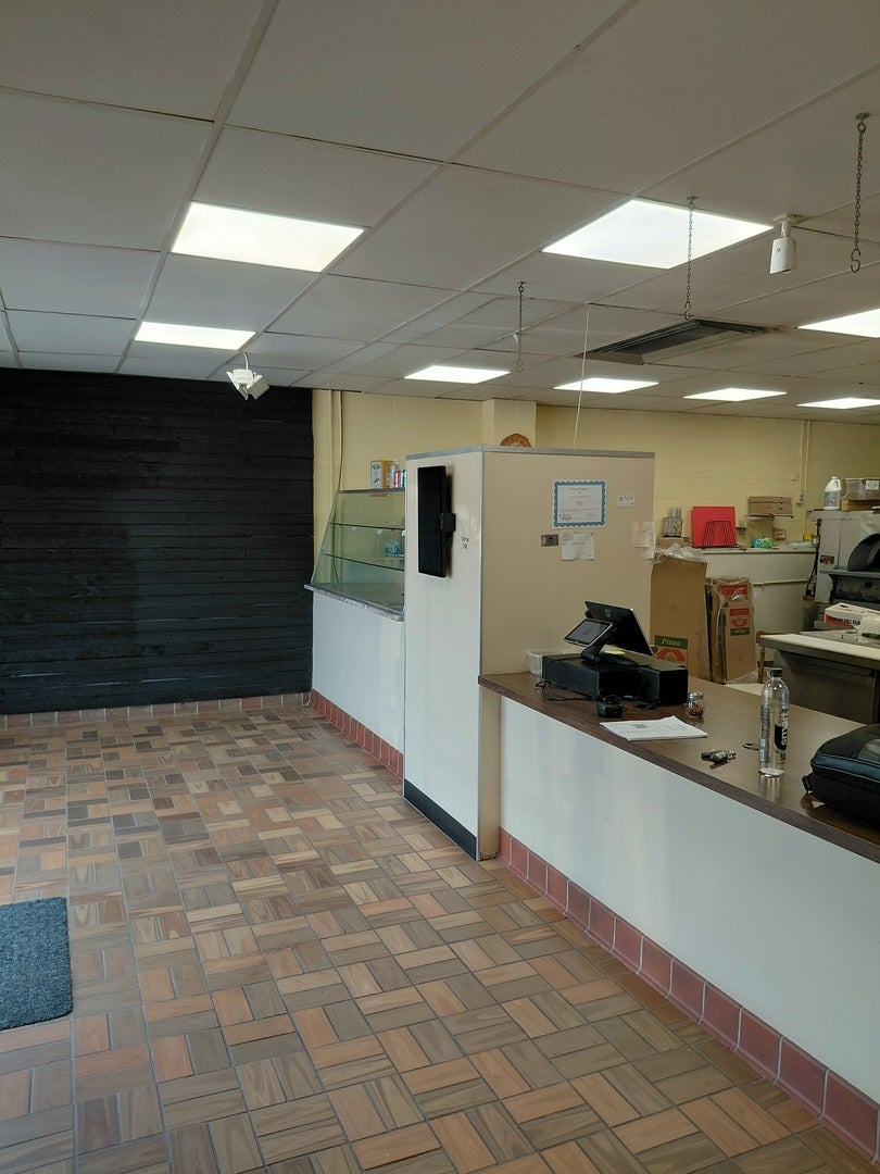 Interior looking at counter