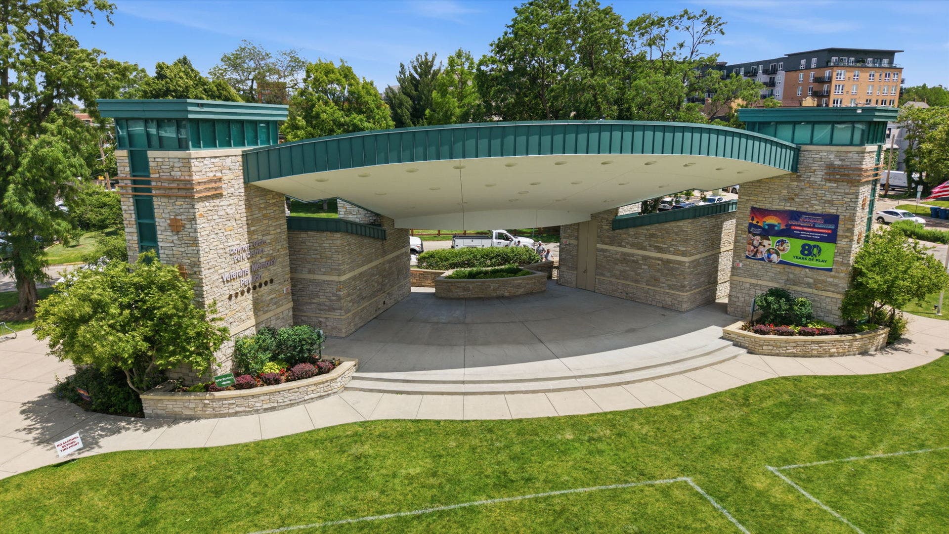 Fishel Park Pavilion with live music and more