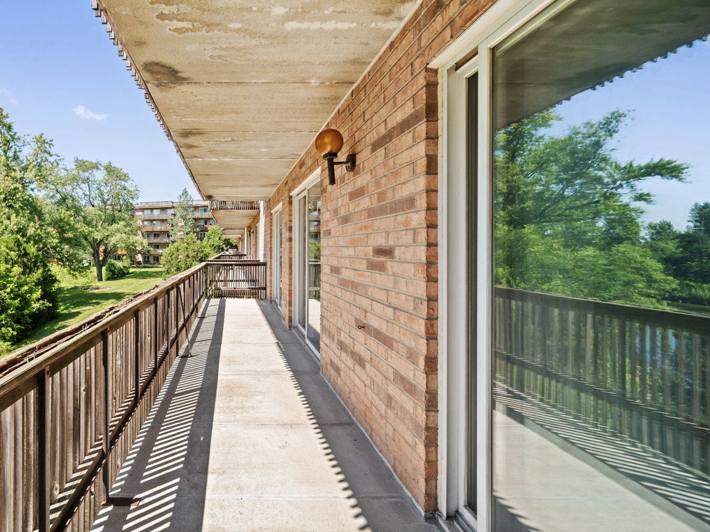 500 Redondo Drive, #205, Downers Grove, IL 60516 30 Foot Balcony w/ 3 Sliding Glass Doors - Unobstr