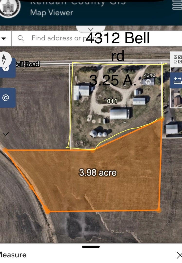 4312 Bell Road, Minooka, IL 60447 Extra acres for possible Purchase