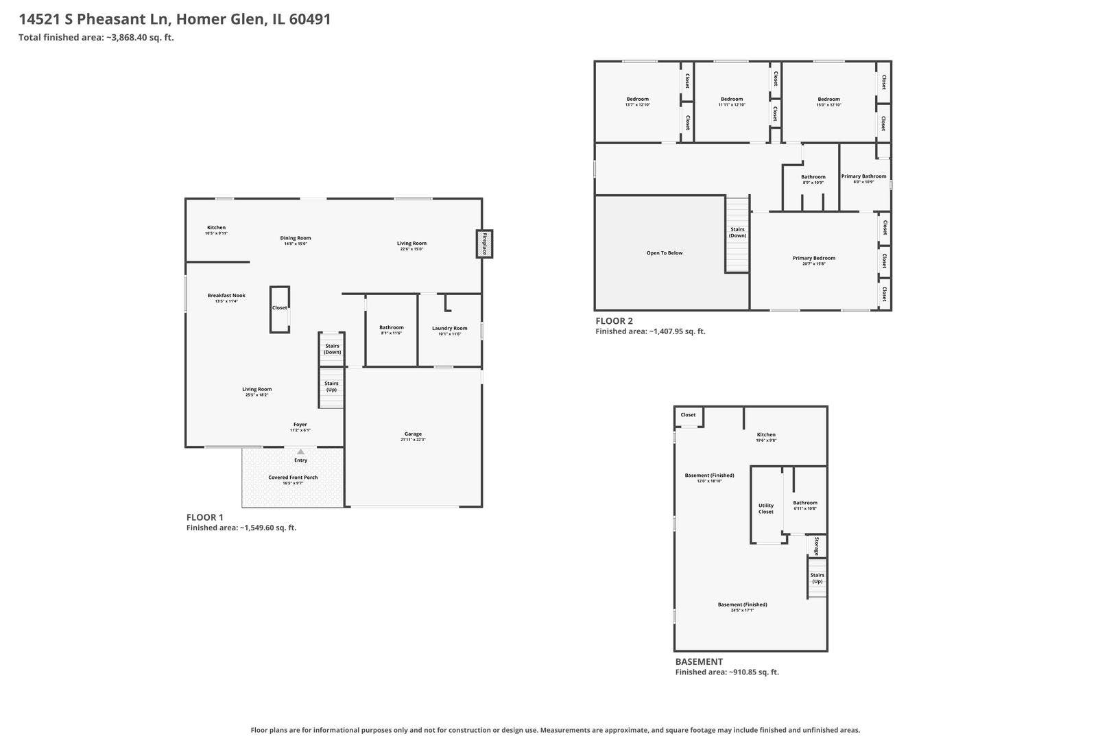 14521 S Pheasant Lane, Homer Glen, IL 60491 14521 S Pheasant Lane, Homer Glen, IL 60491