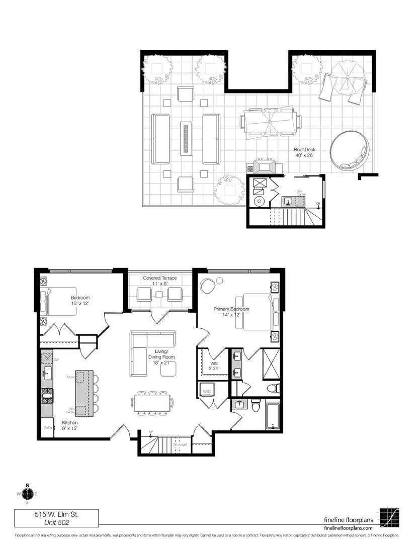 515 W Elm Street, #502, Chicago, IL 60610