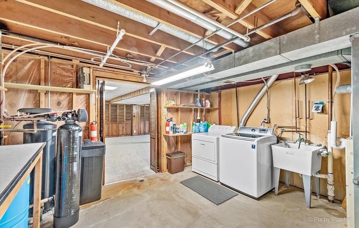Lower Level Laundry / Storage Room
