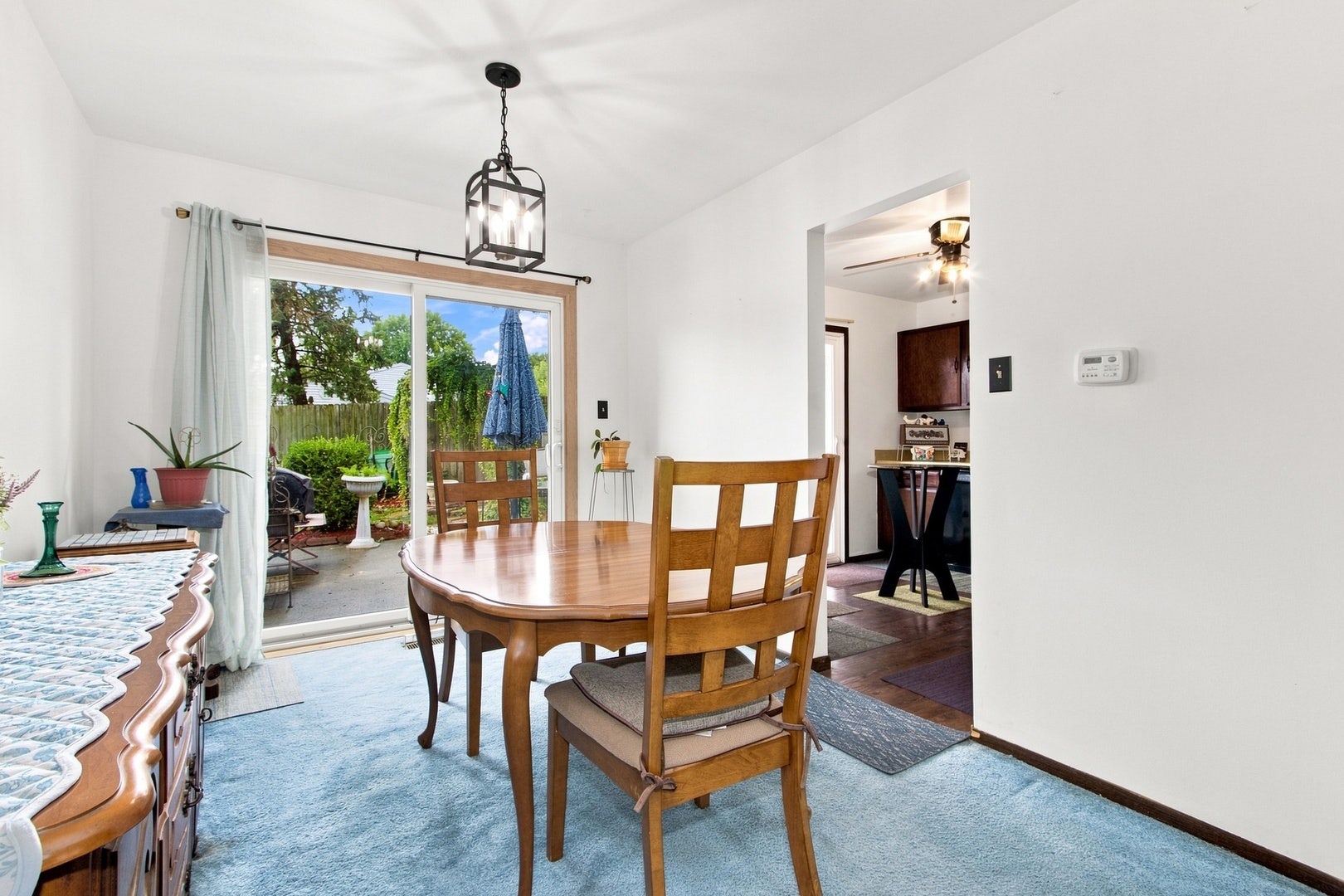 Separate Dining Room Overlooking Back Patio!