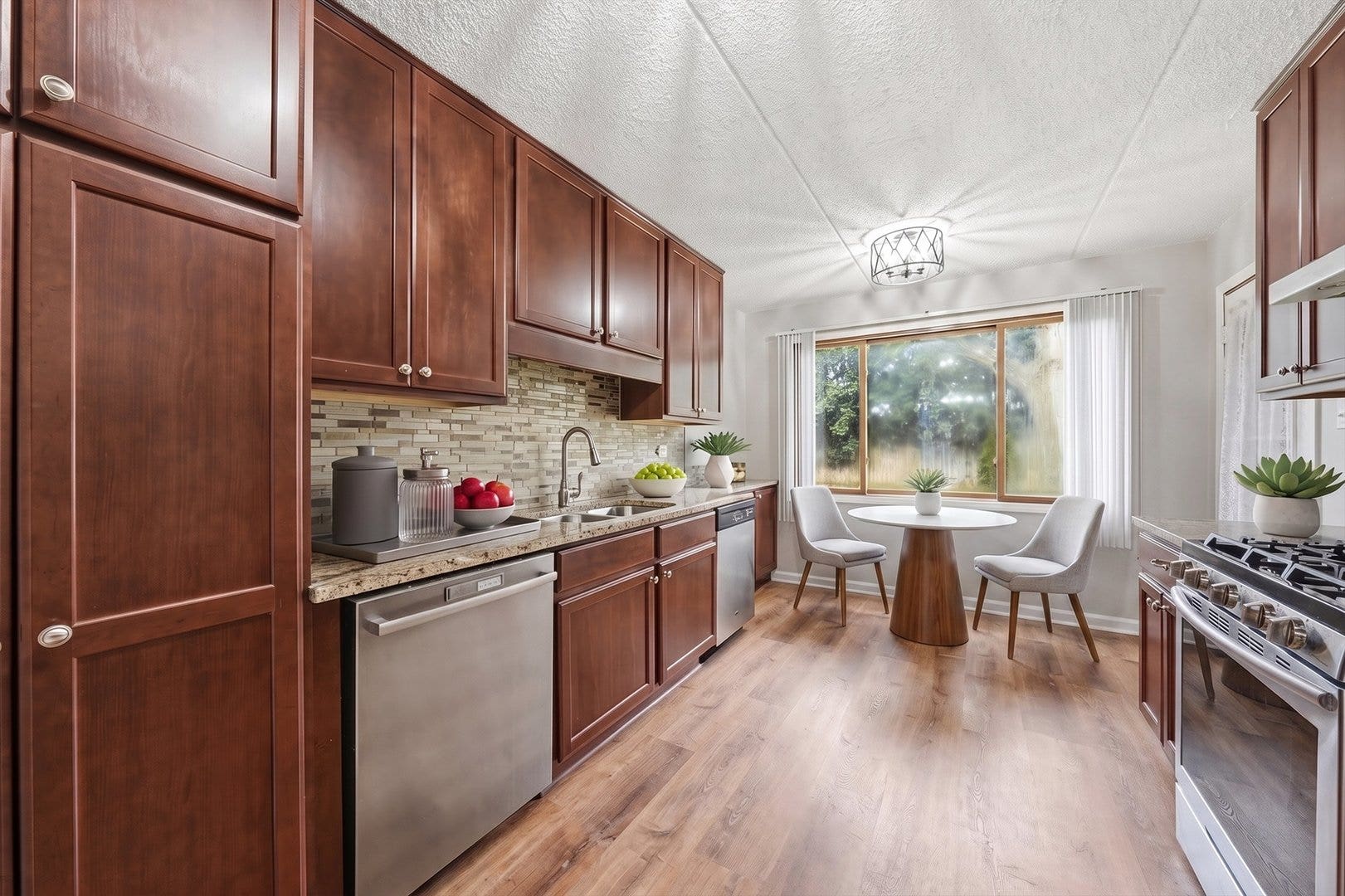 Completely Updated Eat-In Kitchen with a Door to t