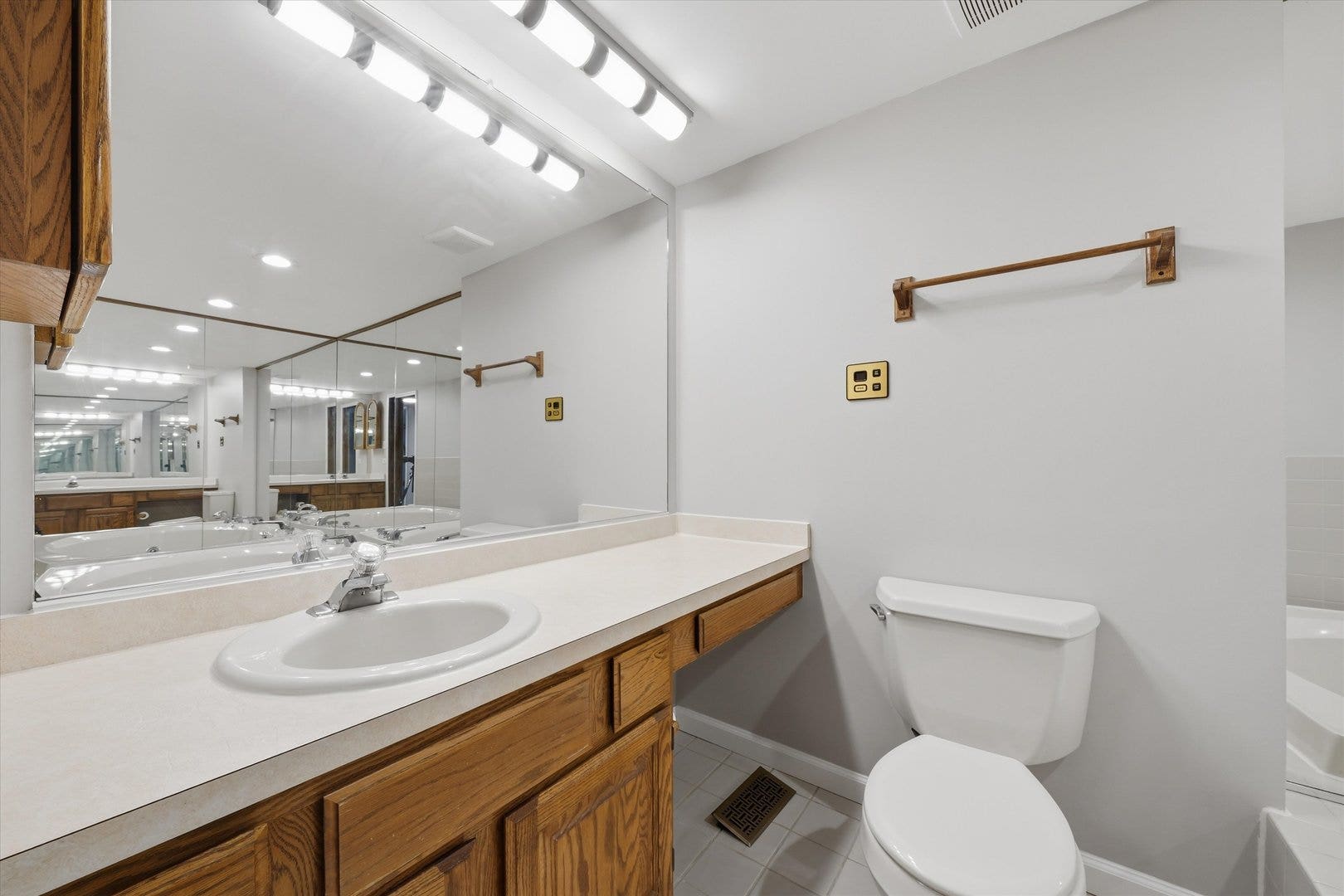 Updated Hall Bathroom!