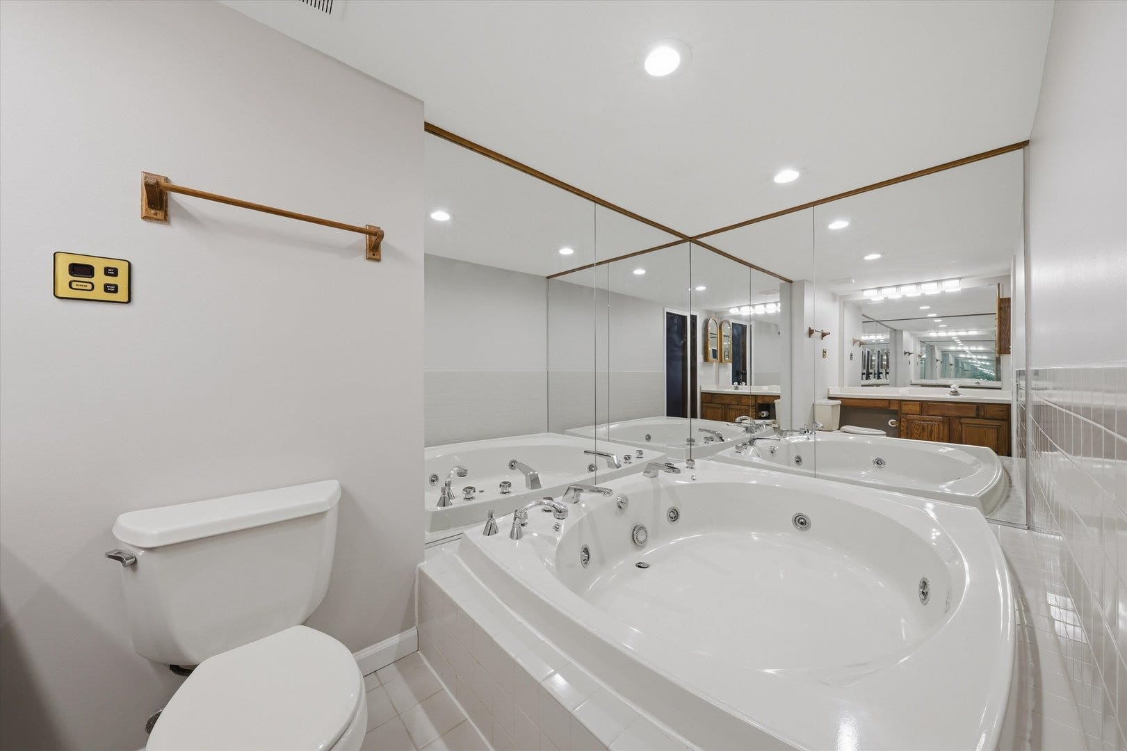 Grab a Glass of Wine and Relax in the Jetted Tub