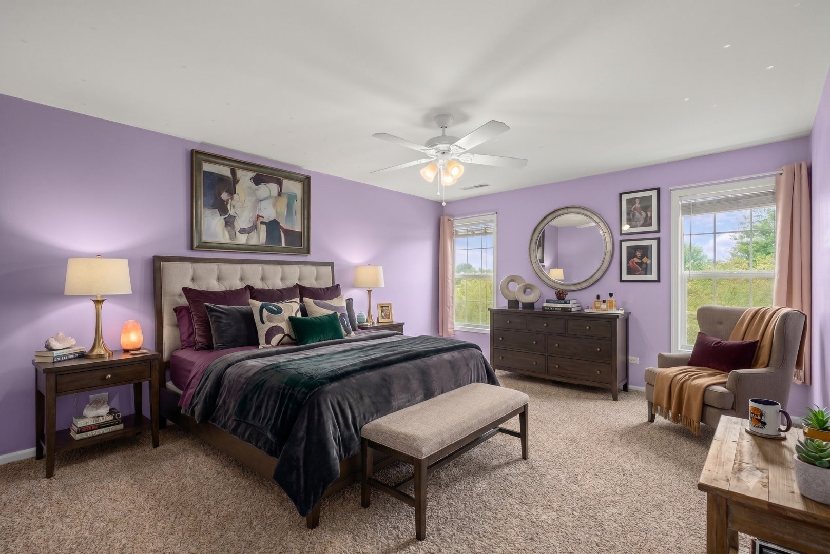 1248 Bradley Circle, Elgin, IL 60120 Virtually Staged 2nd Bedroom- Design Inspo