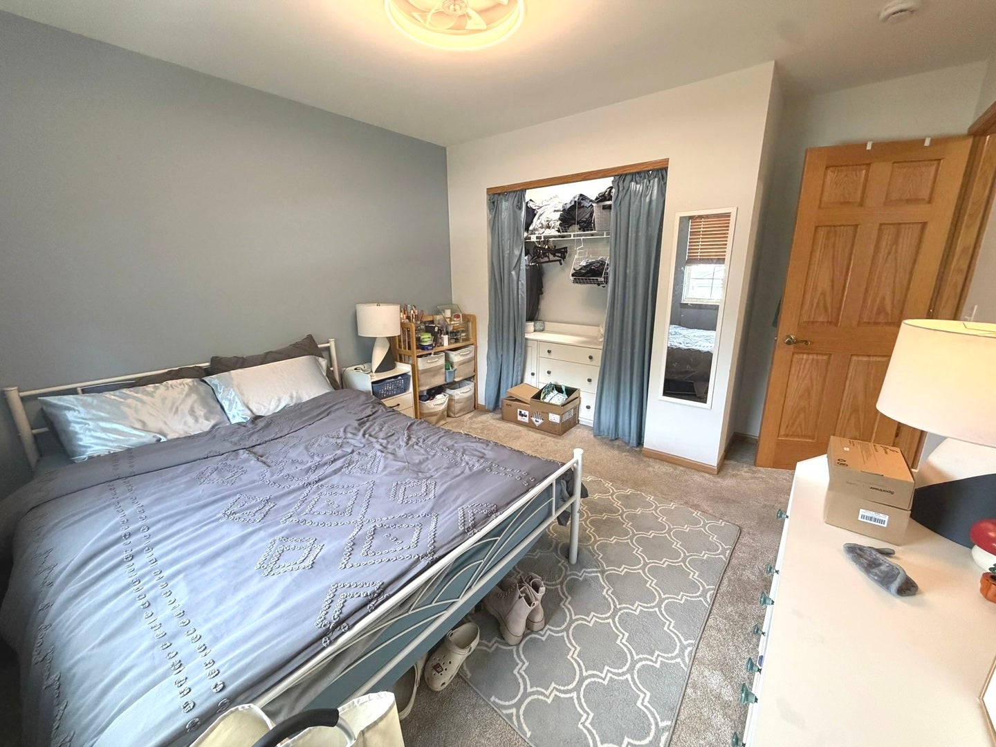360 Homewood Drive, Bolingbrook, IL 60440 Large closet for storage and wood 6 panel door is