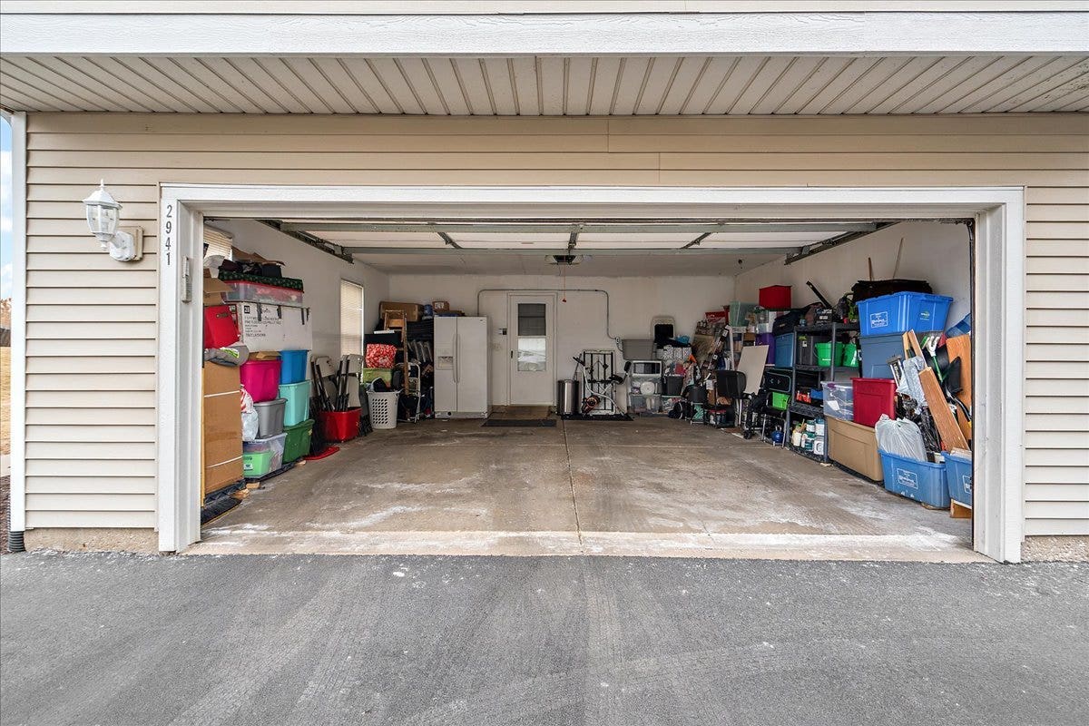 2941 Woodside Drive, Joliet, IL 60431 Spacious attached 2 car garage. Park your car and
