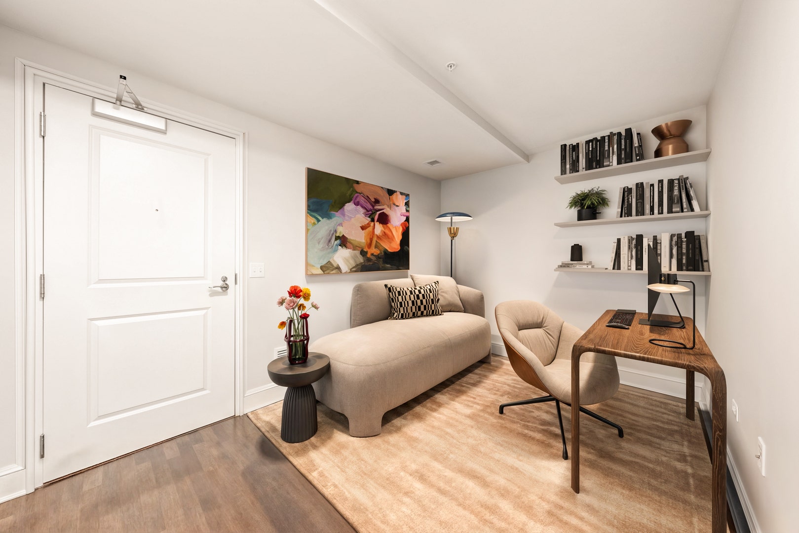 **Rendering is of a different residence, represent