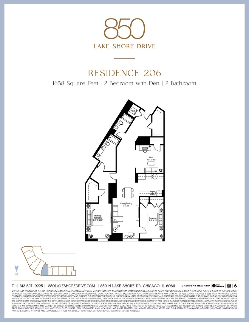 850 N Lake Shore Drive, #206, Chicago, IL 60611
