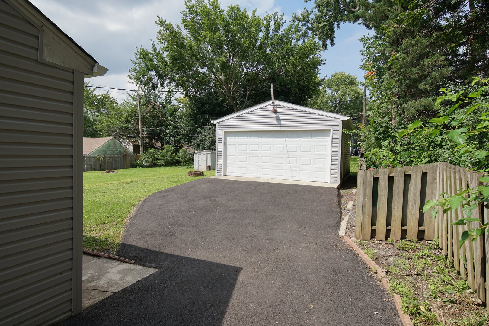 2.5 Car Garage and New driveway.