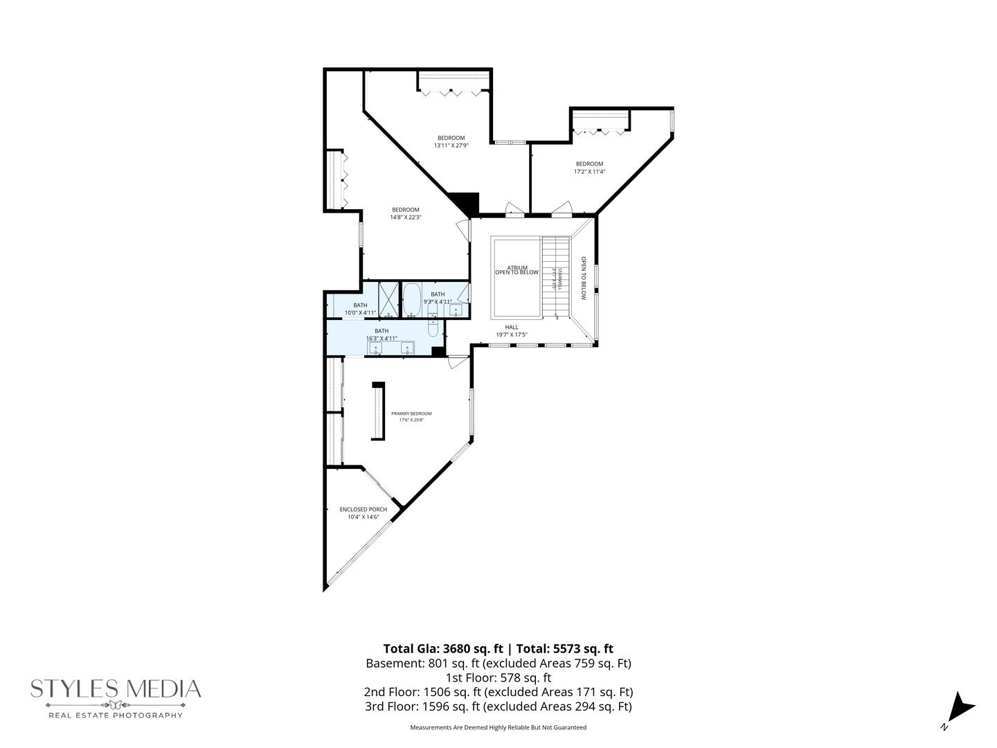 42 Royal Vale Drive, Oak Brook, IL 60523 Second Level Floor Plan