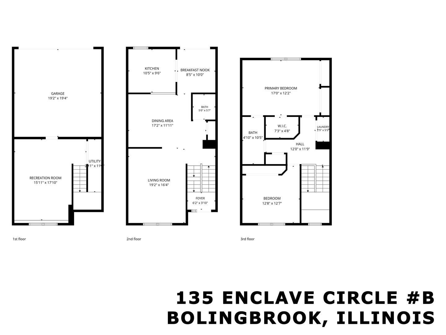 135 Enclave Circle, #B, Bolingbrook, IL 60440 135 Enclave Circle, #B, Bolingbrook, IL 60440