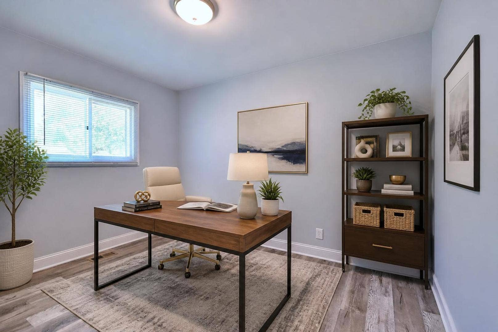 129 Springleaf Drive, Bolingbrook, IL 60440 Virtually staged as an office