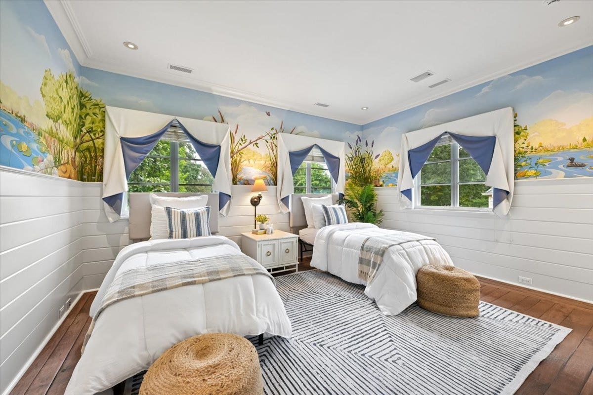 Bedroom with an en-suite attached.