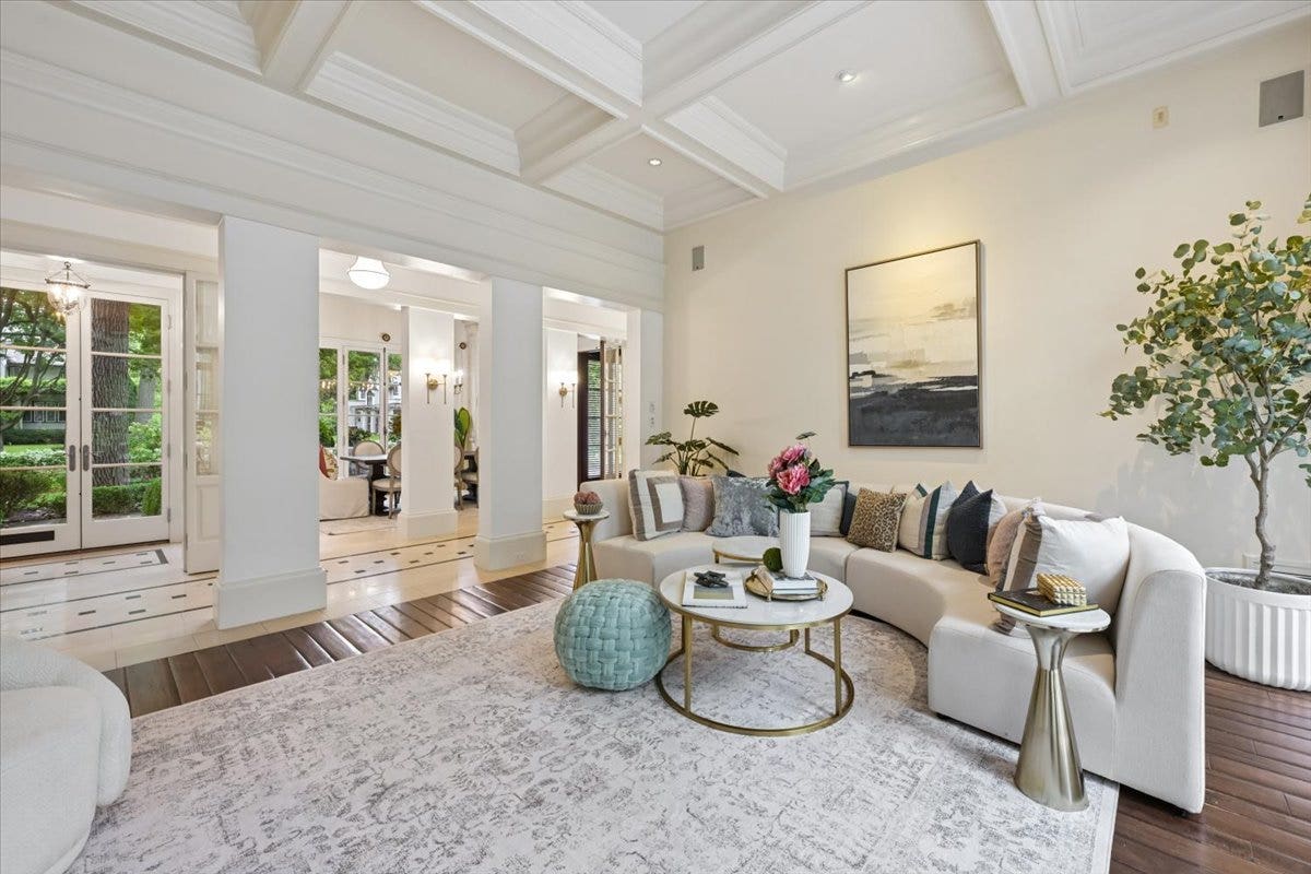 A Wonderful Open Floor Plan where the Living Room
