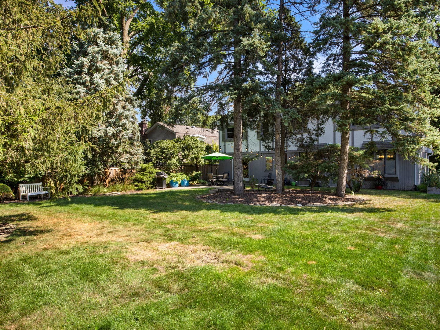 3820 Saratoga Avenue, Downers Grove, IL 60515 Full view of yard