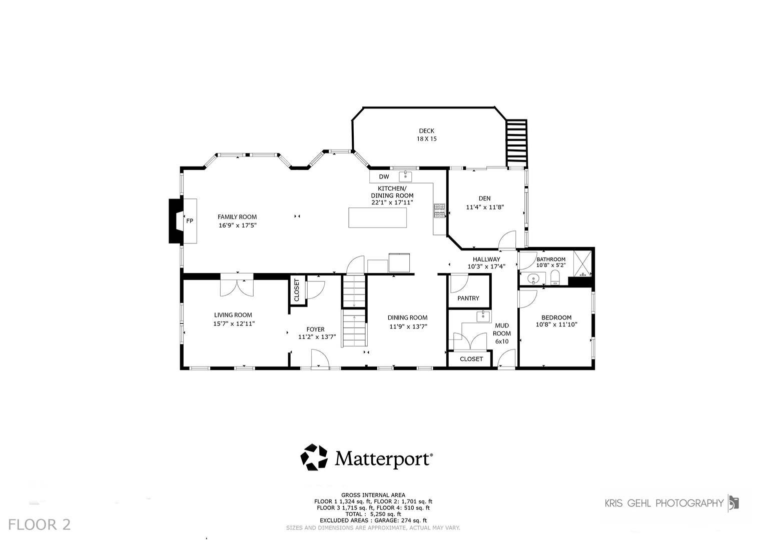 Main Level Floor Plan