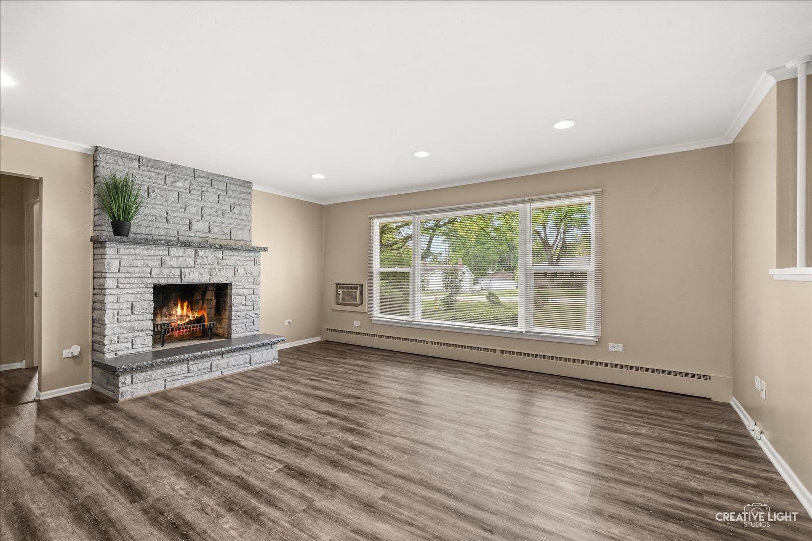 1638 VIRGINIA Street, Downers Grove, IL 60515 Virtual Fire in Fireplace