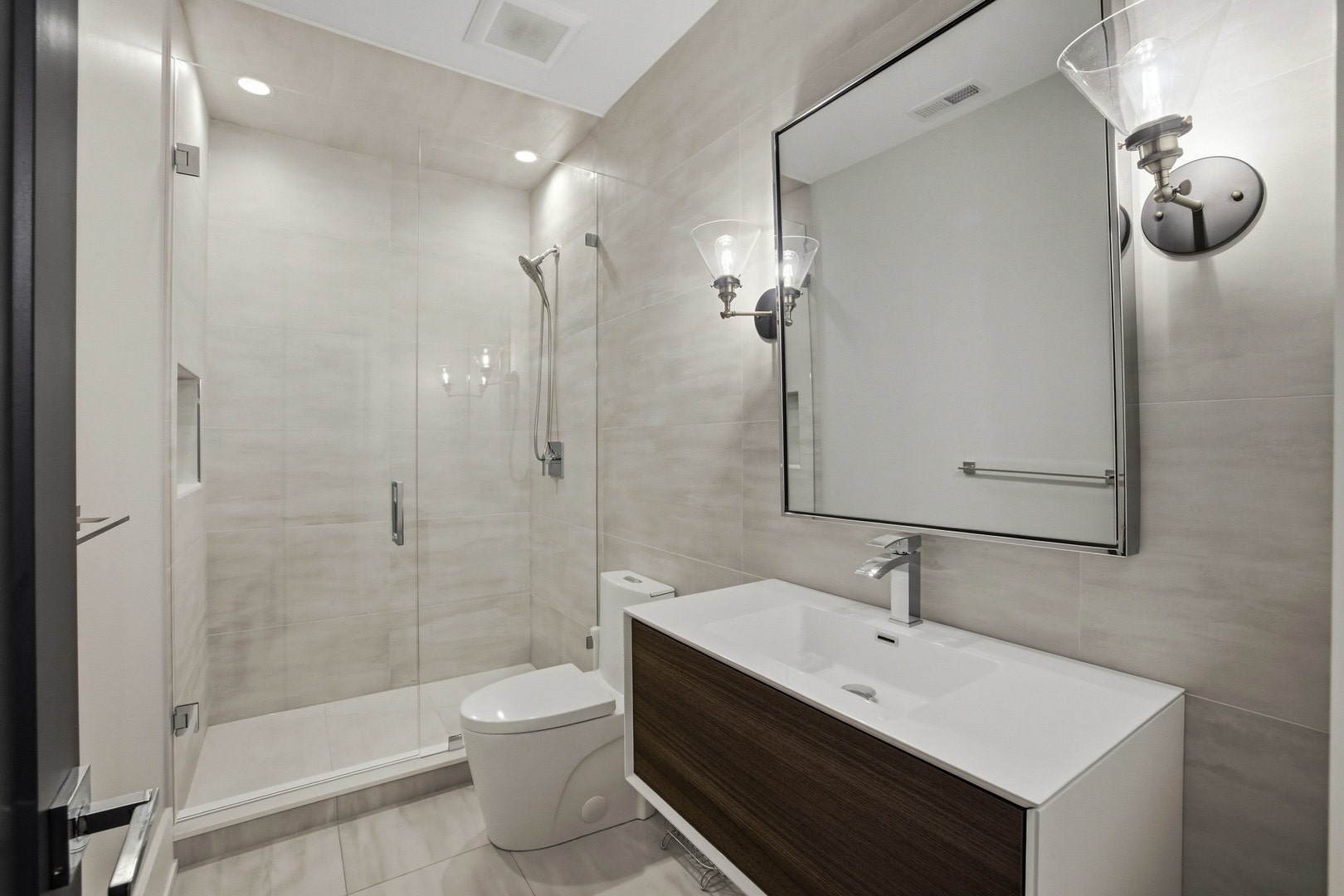 Full bath on Lower Level