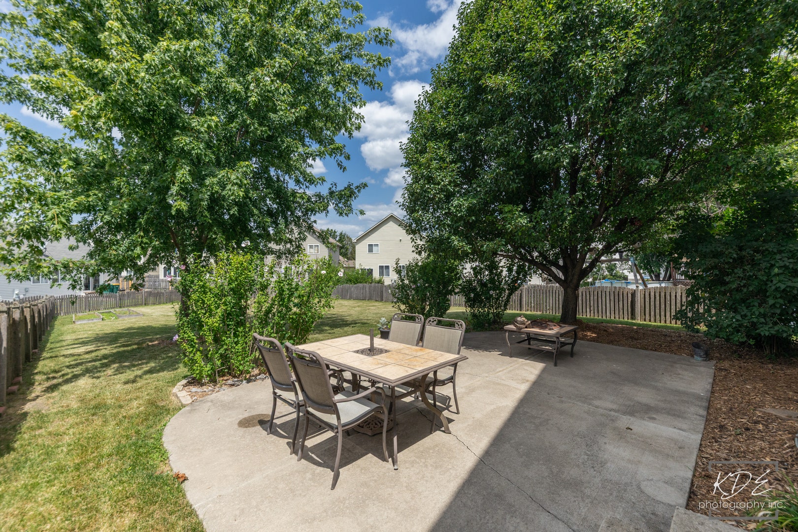 3021 Roxbury Court, Joliet, IL 60435 Concrete patio with gas line for grilling or firep