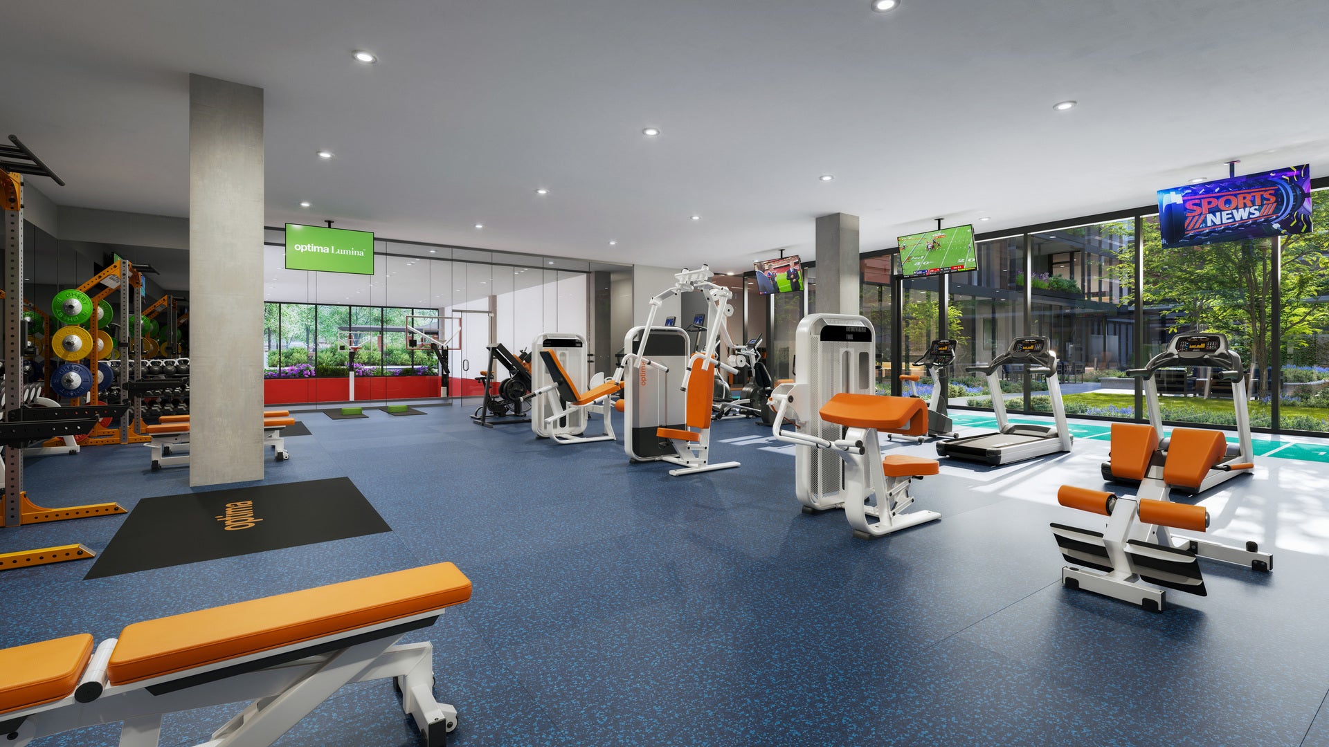3,300 SF State of the Art Exercise Fitness Center