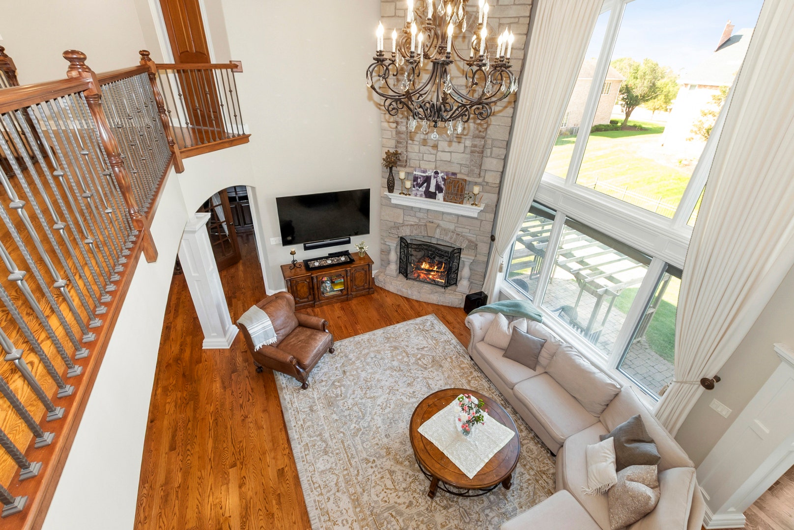 14040 Bunratty Court, Orland Park, IL 60467 Two Story Living Room