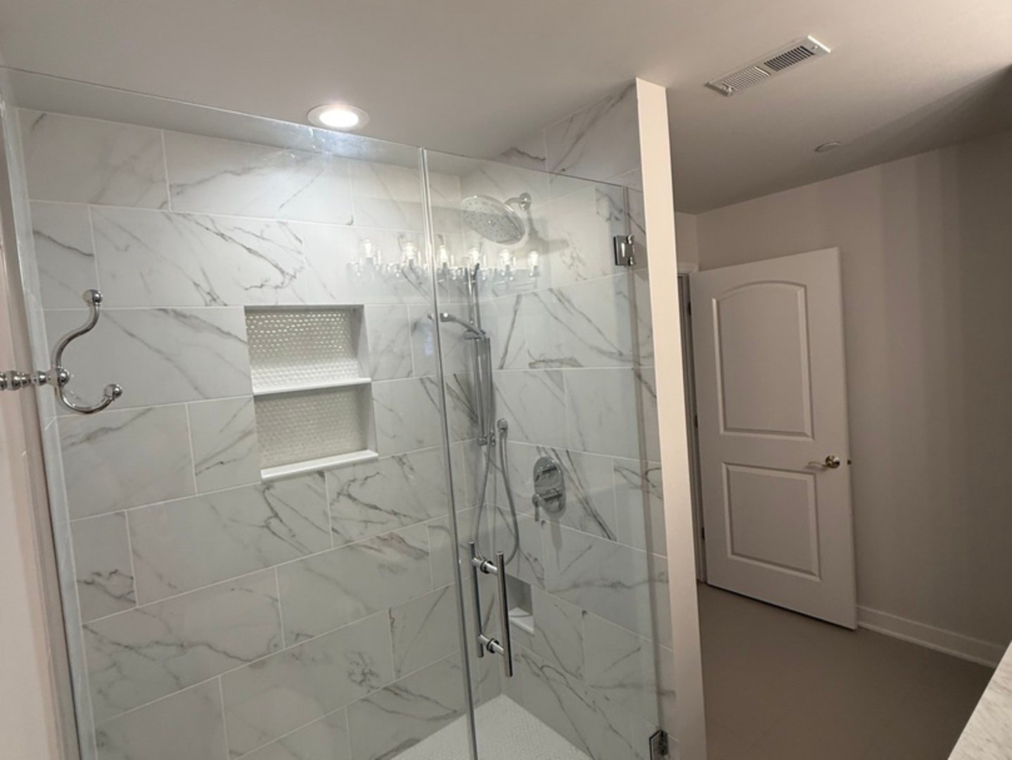 Second Bathroom- Moen 5 spray Hand Held Shower Wan
