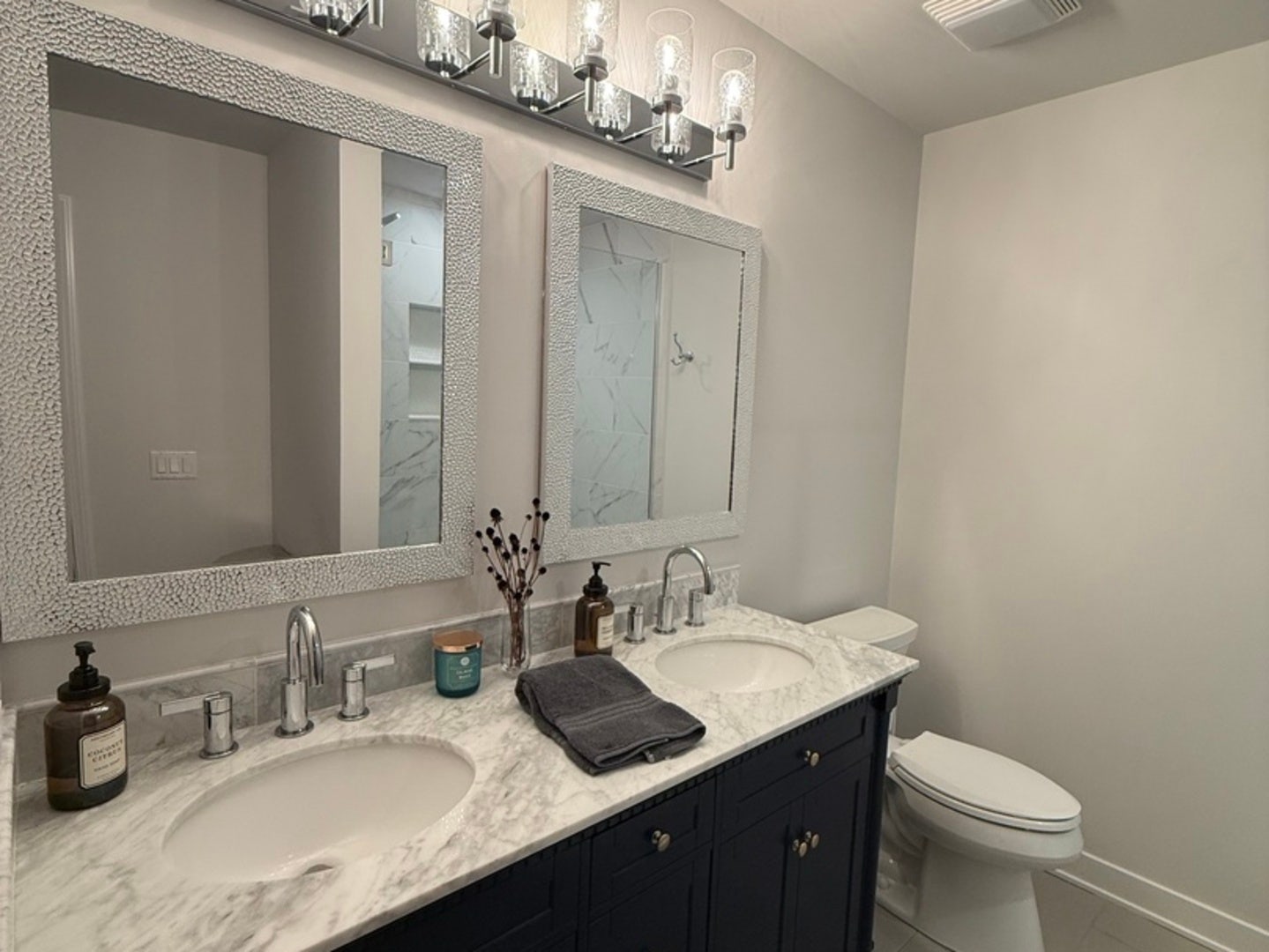 Second Bathroom- Carrera Marble Top Vanity